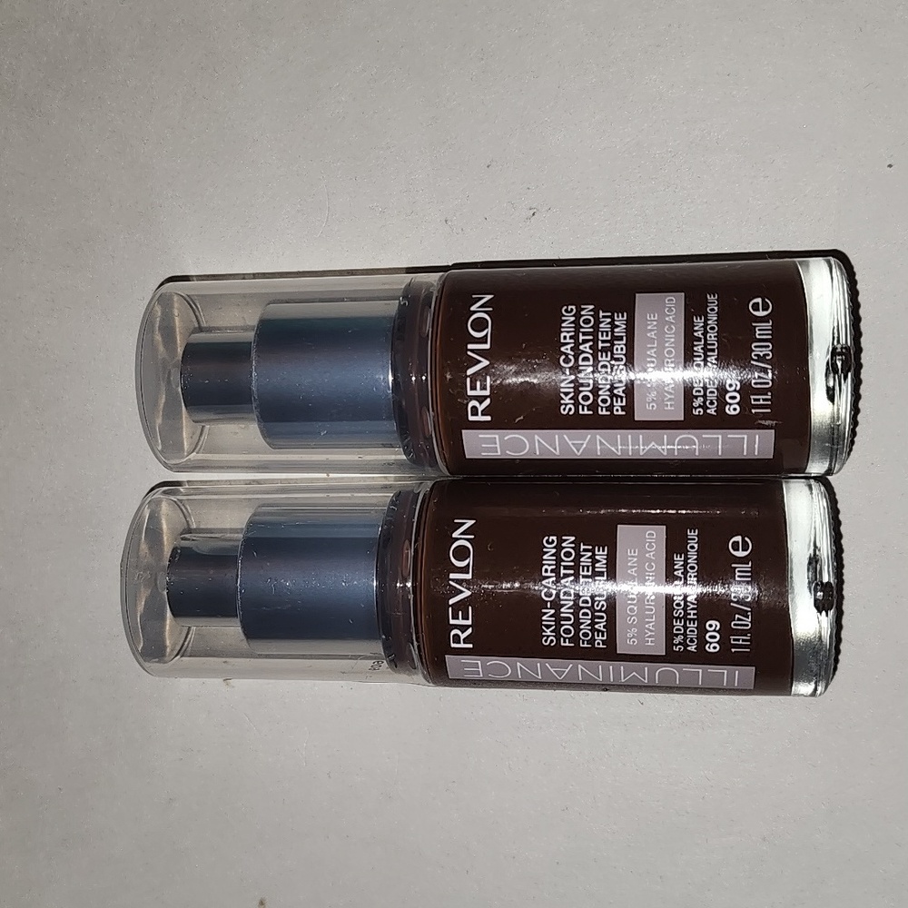 (Lot of 2) Revlon Illuminance Skin-Caring Foundation Sienna 609